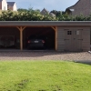 LANDELIJK CARPORT MET PLAT DAK
